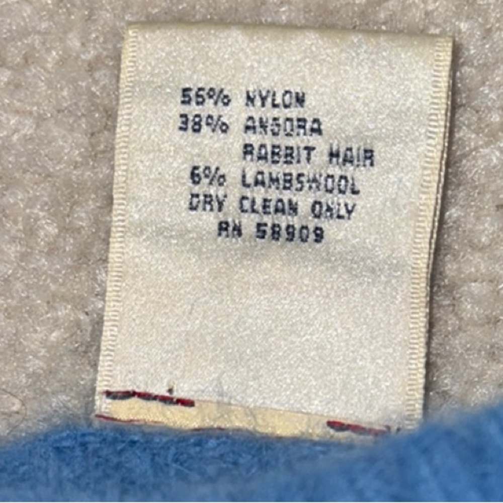 Copper Key Blue Ribbed Turtleneck Sweater - Picture 3 of 3